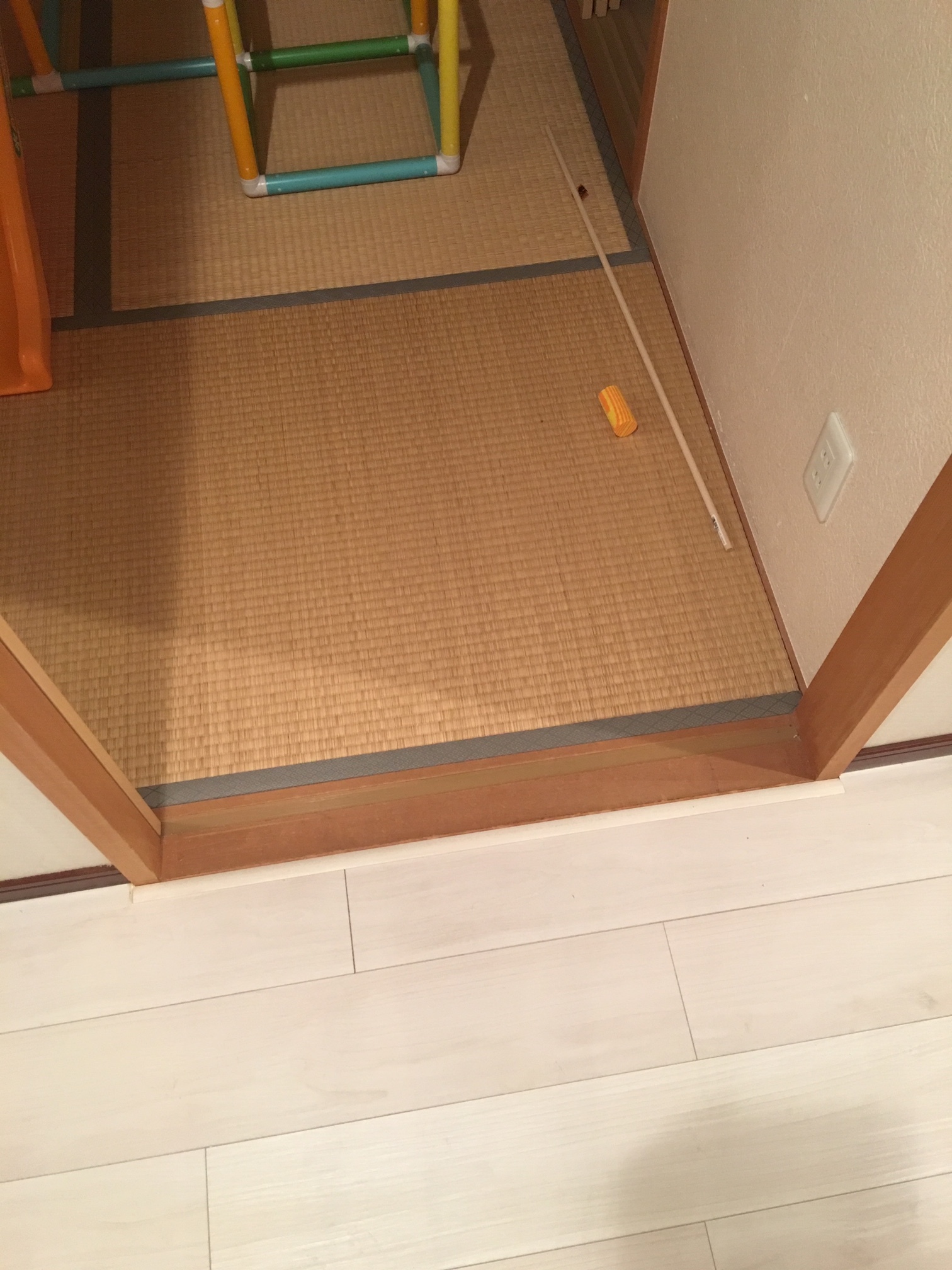 和室入口施工後