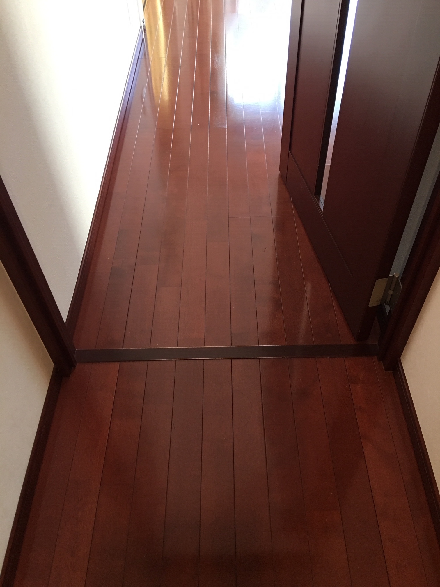 リビング入口施工前