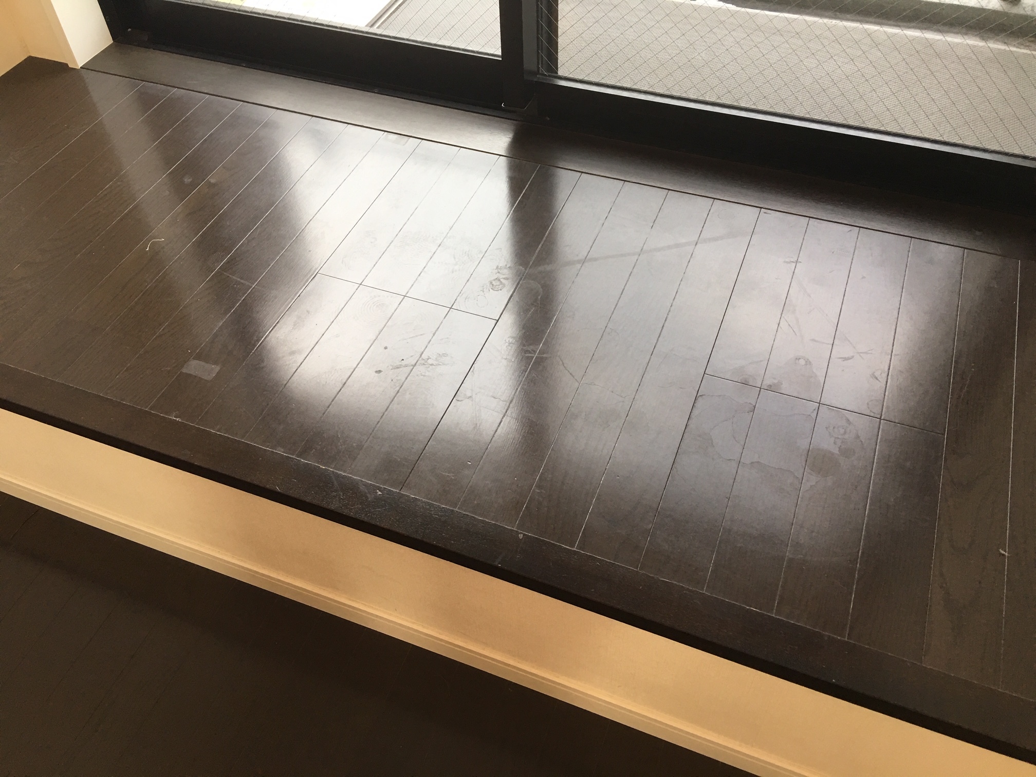 ベランダ掃き出し施工前1