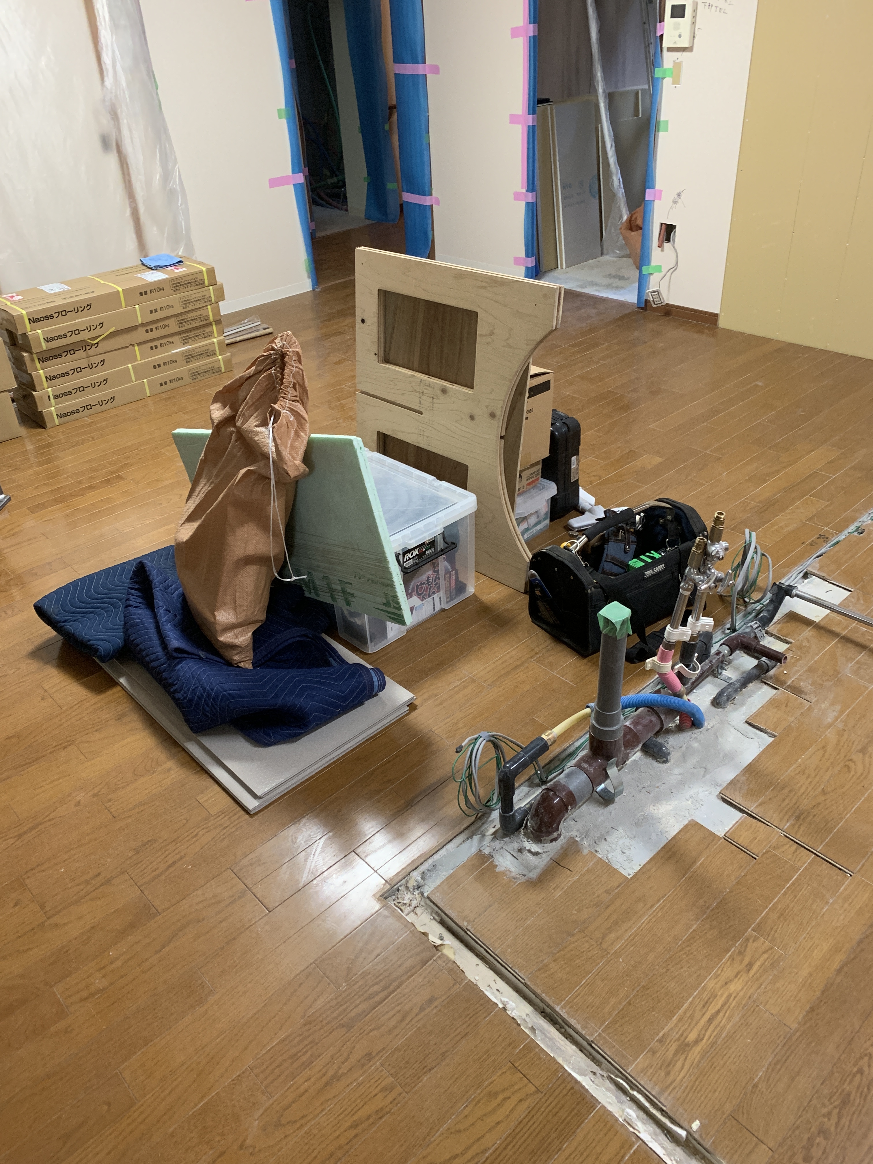 リビング施工前1