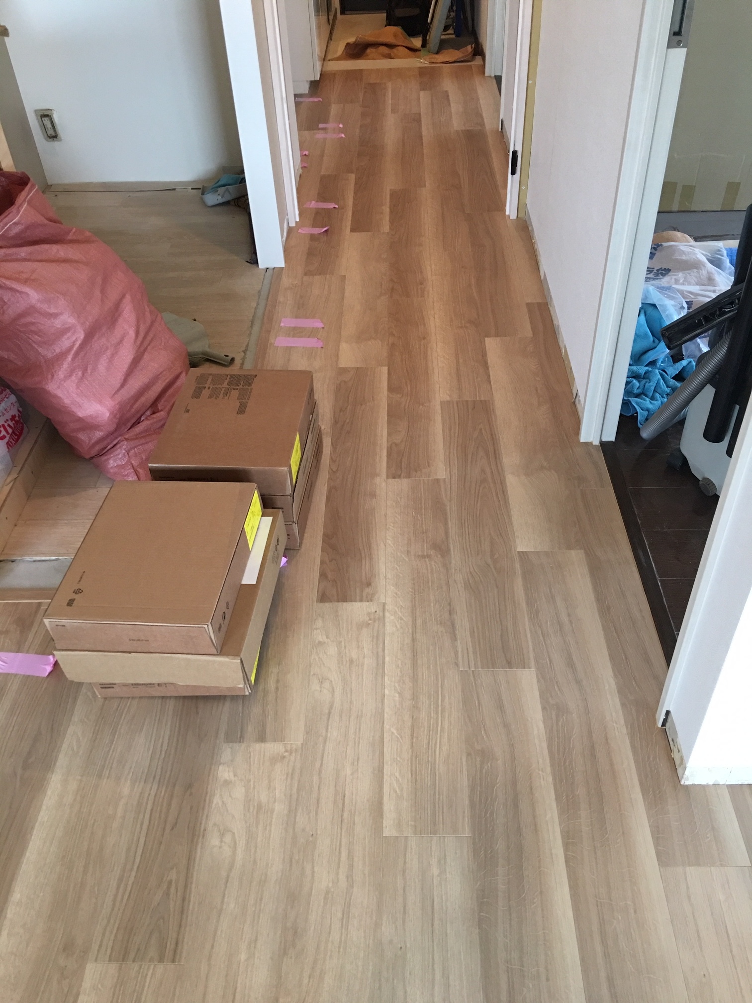 玄関廊下施工後1