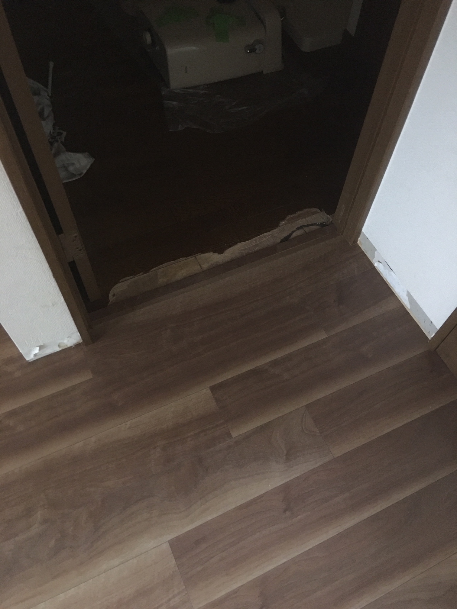 洗面所入口施工後1