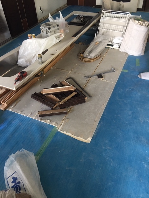 リビング施工前1