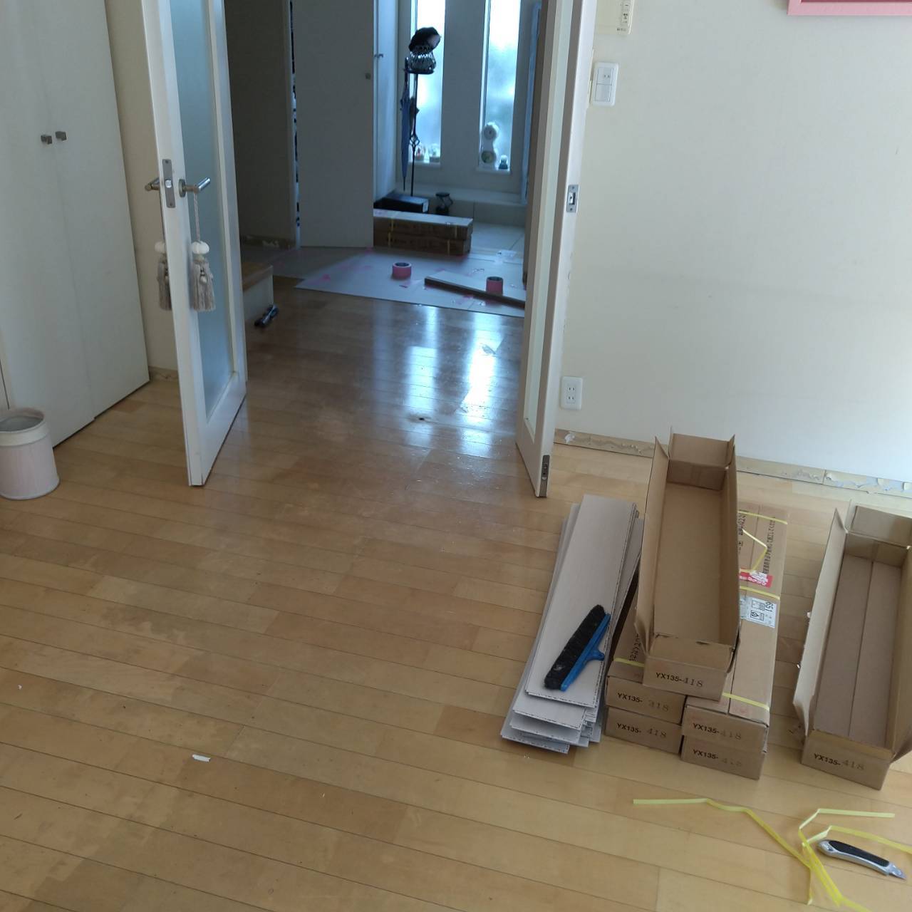 リビング入り口施工前1