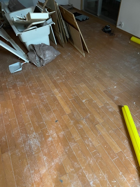 リビング施工前1