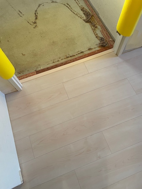 洋室①入り口施工後1