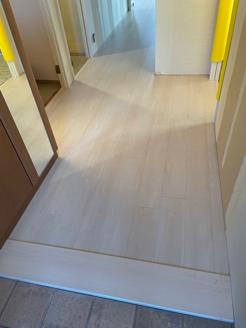 玄関廊下施工後1